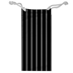 Black And White Lines Jewelry Bag by Valentinaart