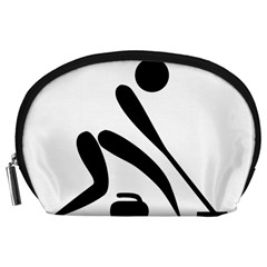 Curling Pictogram  Accessory Pouches (large)  by abbeyz71