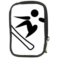 Snowboarding Pictogram  Compact Camera Cases by abbeyz71