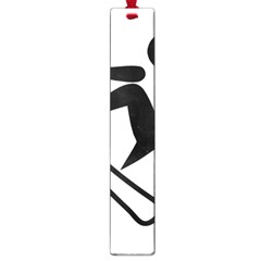 Snowboarding Pictogram  Large Book Marks by abbeyz71
