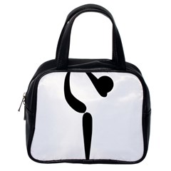 Artistic Roller Skating Pictogram Classic Handbags (one Side) by abbeyz71