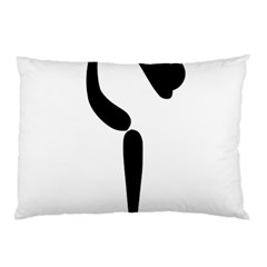 Artistic Roller Skating Pictogram Pillow Case (two Sides) by abbeyz71