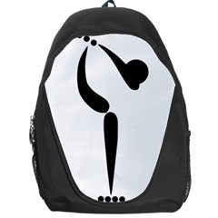 Artistic Roller Skating Pictogram Backpack Bag by abbeyz71