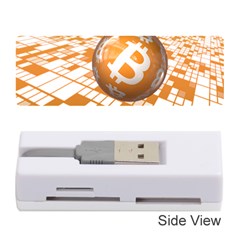 Network Bitcoin Currency Connection Memory Card Reader (stick)  by Amaryn4rt