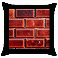 Portugal Ceramic Tiles Wall Throw Pillow Case (black) by Amaryn4rt