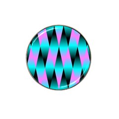 Shiny Decorative Geometric Aqua Hat Clip Ball Marker (10 Pack) by Amaryn4rt