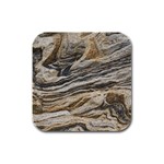 Rock Texture Background Stone Rubber Square Coaster (4 pack)  Front