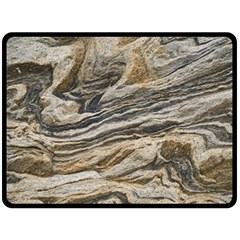 Rock Texture Background Stone Double Sided Fleece Blanket (large)  by Amaryn4rt