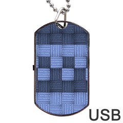 Texture Structure Surface Basket Dog Tag Usb Flash (one Side)