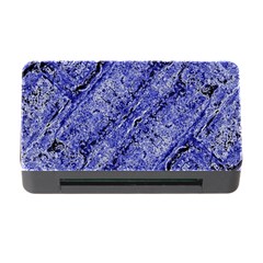 Texture Blue Neon Brick Diagonal Memory Card Reader With Cf by Amaryn4rt