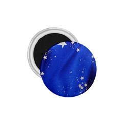 The Substance Blue Fabric Stars 1 75  Magnets by Amaryn4rt