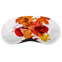 Autumn Leaves Leaf Transparent Sleeping Masks by Amaryn4rt