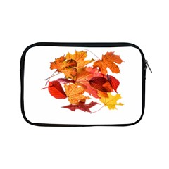 Autumn Leaves Leaf Transparent Apple Ipad Mini Zipper Cases by Amaryn4rt