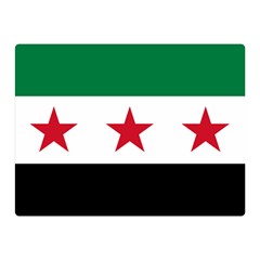 Flag Of Syria Double Sided Flano Blanket (mini)  by abbeyz71