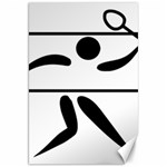 Badminton Pictogram Canvas 20  x 30   19.62 x28.9  Canvas - 1