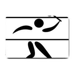 Badminton Pictogram Small Doormat  by abbeyz71