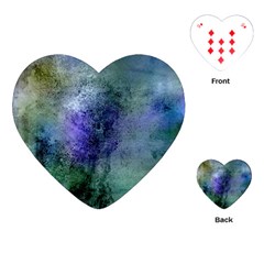 Background Texture Structure Playing Cards (heart)  by Amaryn4rt