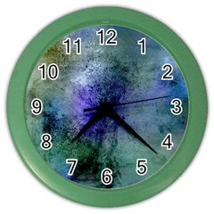 Background Texture Structure Color Wall Clocks by Amaryn4rt