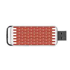 Brick Lake Dusia Texture Portable Usb Flash (one Side) by Amaryn4rt