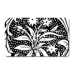 Decoration Pattern Design Flower Magnet (rectangular) by Amaryn4rt