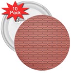 Brick Lake Dusia Wall 3  Buttons (10 pack)  Front