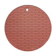 Brick Lake Dusia Wall Round Ornament (two Sides) by Amaryn4rt