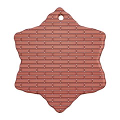 Brick Lake Dusia Wall Snowflake Ornament (two Sides) by Amaryn4rt