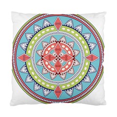 Drawing Mandala Art Standard Cushion Case (two Sides)