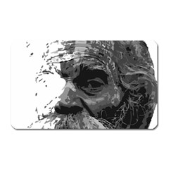 Grandfather Old Man Brush Design Magnet (rectangular) by Amaryn4rt