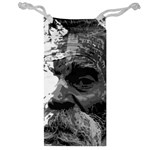 Grandfather Old Man Brush Design Jewelry Bag Front