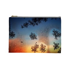 Hardest Frost Winter Cold Frozen Cosmetic Bag (large)  by Amaryn4rt