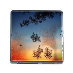 Hardest Frost Winter Cold Frozen Memory Card Reader (square) by Amaryn4rt