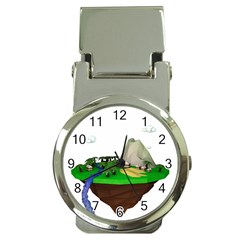 Low Poly 3d Render Polygon Money Clip Watches by Amaryn4rt