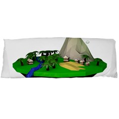 Low Poly 3d Render Polygon Body Pillow Case (dakimakura)