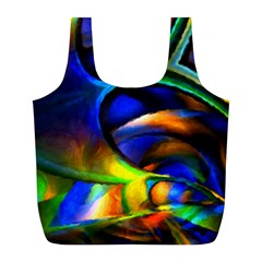 Light Texture Abstract Background Full Print Recycle Bags (l) 