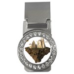 Low Poly Floating Island 3d Render Money Clips (CZ)  Front