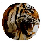 Royal Tiger National Park Large 18  Premium Round Cushions Front