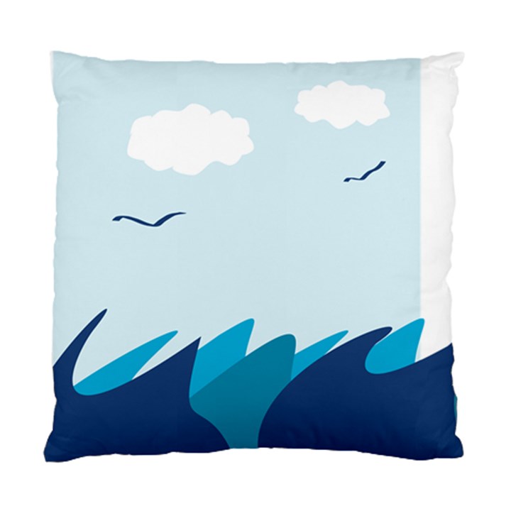 Sea Standard Cushion Case (Two Sides)