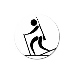 Biathlon Pictogram Magnet 3  (round) by abbeyz71