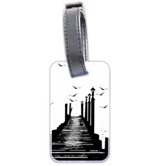 The Pier The Seagulls Sea Graphics Luggage Tags (two Sides)