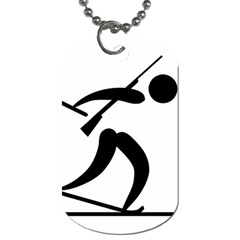 Biathlon Pictogram Dog Tag (one Side) by abbeyz71