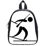 Biathlon Pictogram School Bags (Small)  Front