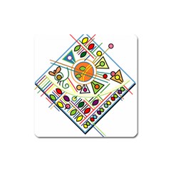 Vector Icon Symbol Sign Design Square Magnet