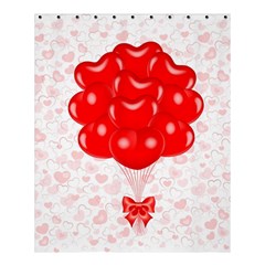 Abstract Background Balloon Shower Curtain 60  X 72  (medium)  by Nexatart