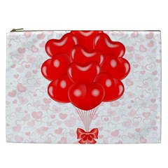 Abstract Background Balloon Cosmetic Bag (xxl)  by Nexatart