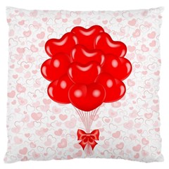 Abstract Background Balloon Standard Flano Cushion Case (one Side) by Nexatart