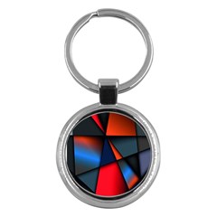 3d And Abstract Key Chains (round) 