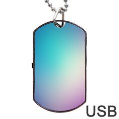 Background Blurry Template Pattern Dog Tag Usb Flash (one Side) by Nexatart