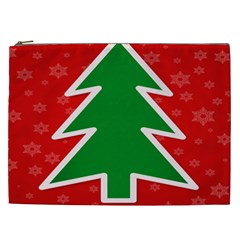 Christmas Tree Cosmetic Bag (xxl)  by Nexatart