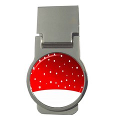 Christmas Background  Money Clips (Round) 